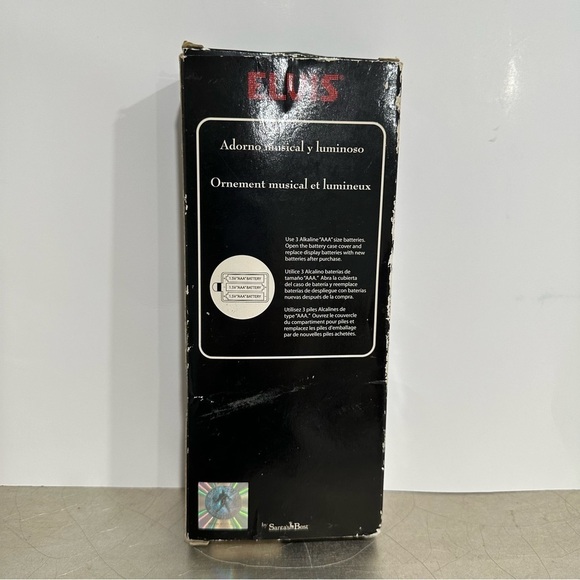 Vintage Elvis Illuminated Musical Ornament Jailhouse Rock Elvis Presley NEW - Picture 7 of 8